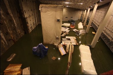 Flooded 9/11 Museum