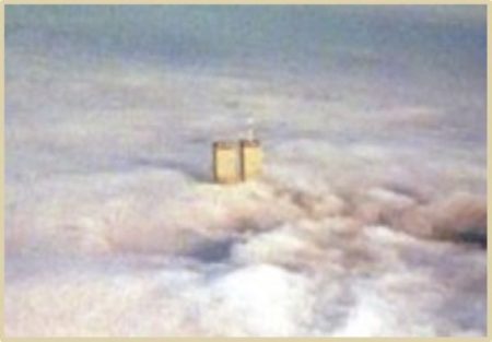 Twins above the clouds.